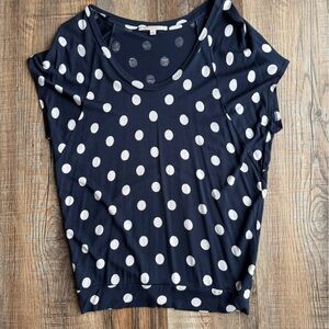 GAP Navy Polka Dot Shirt